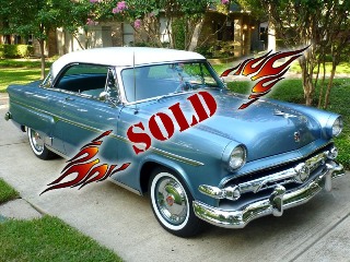 Right front 1954 Ford Crestline Victoria