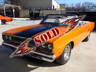 Left front 1970 Plymouth Road Runner Convertible