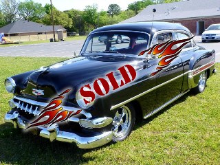 Left front 1954 Chevrolet Custom