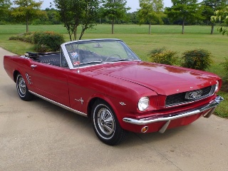 Right front 1966 Ford Mustang Convertible